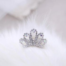 Tiara Barrette (Color: Silver)